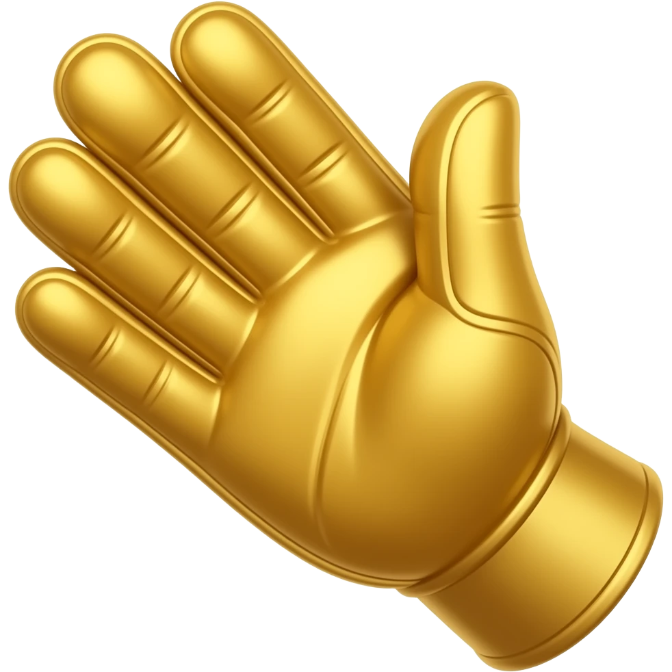 👌 with golden glove emoji