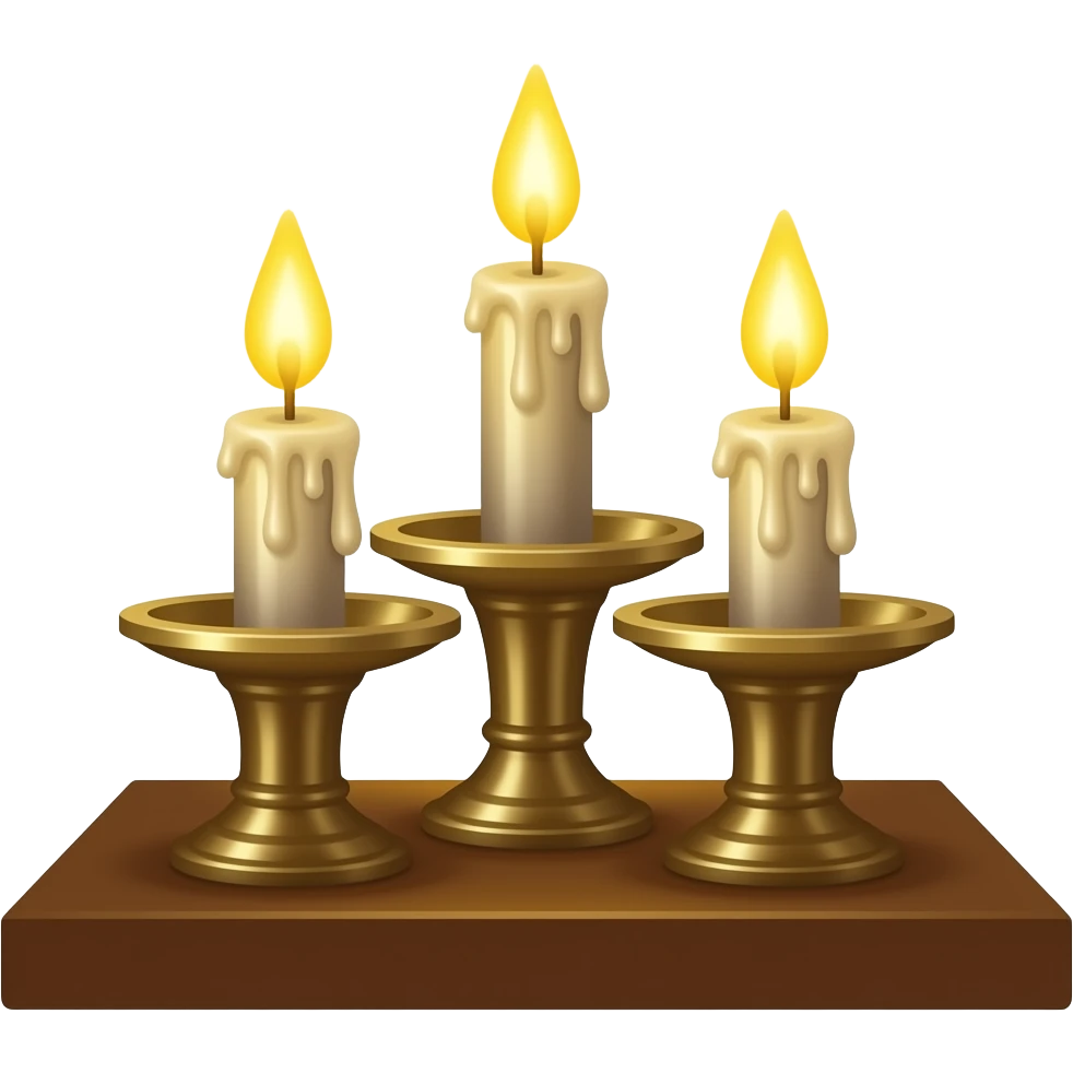 Candle ritual emoji