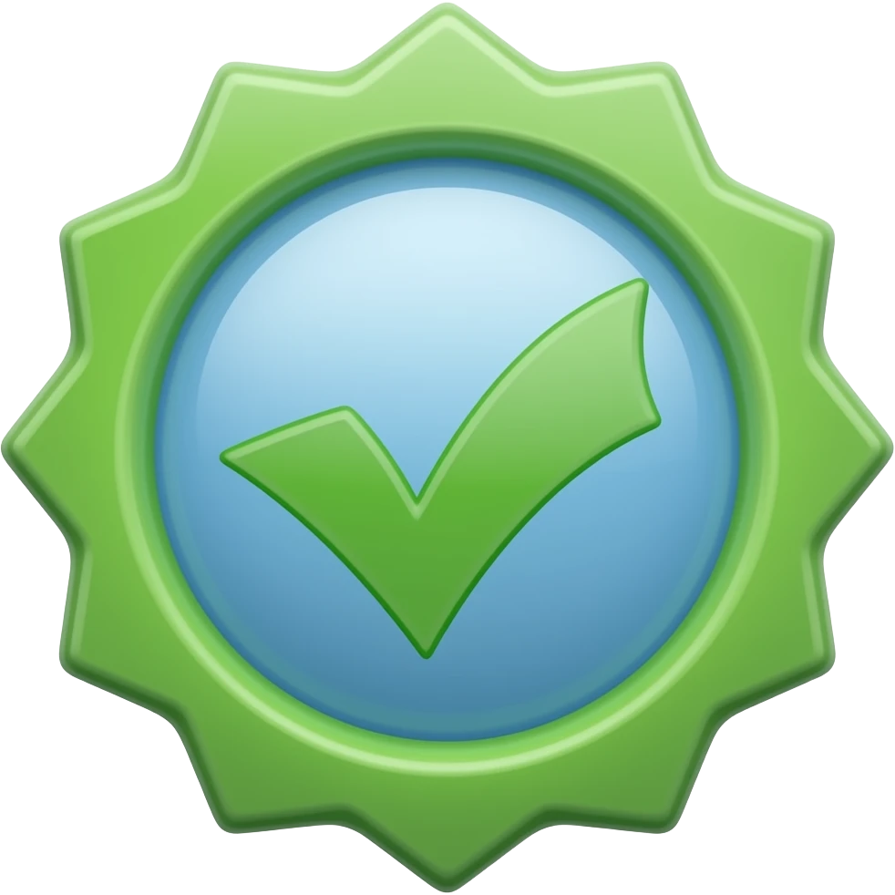 Verified badge emoji