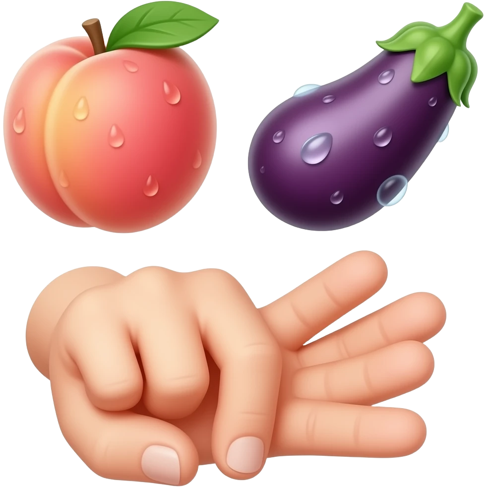 🍑💦🍆👌 emoji