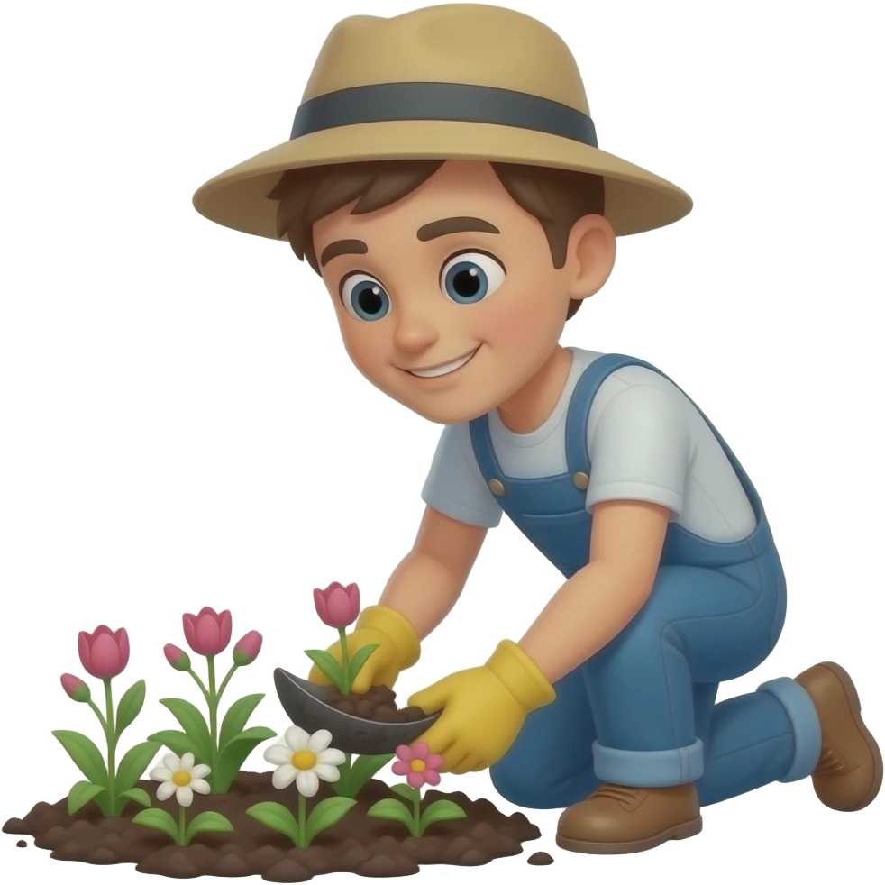 Plant flowers emoji