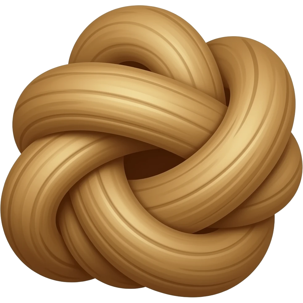 Noeud marron emoji