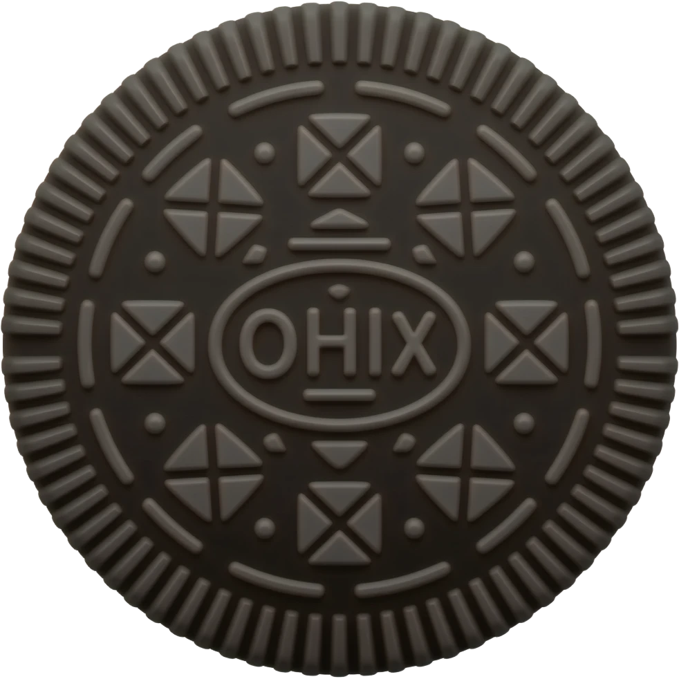 Oreo cookie emoji