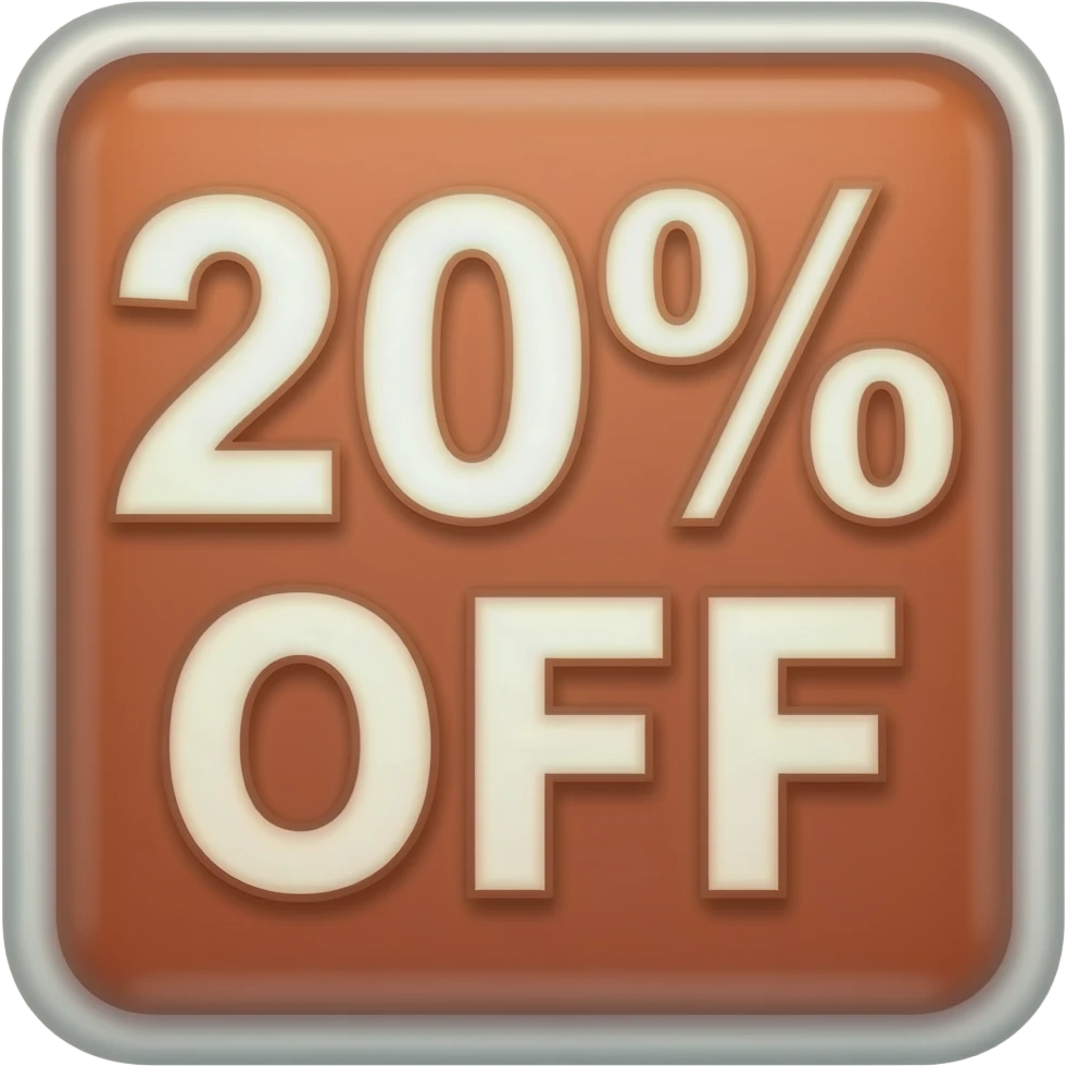 20% OFF emoji