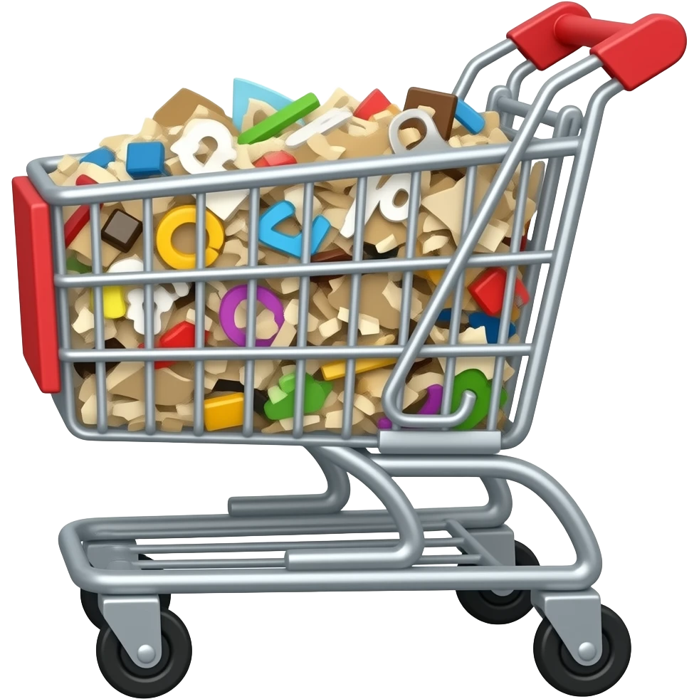 scrap cart emoji