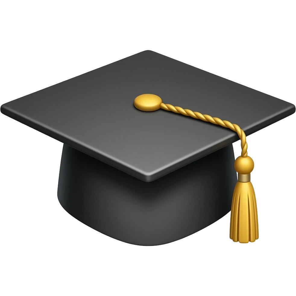 graduation cap emoji