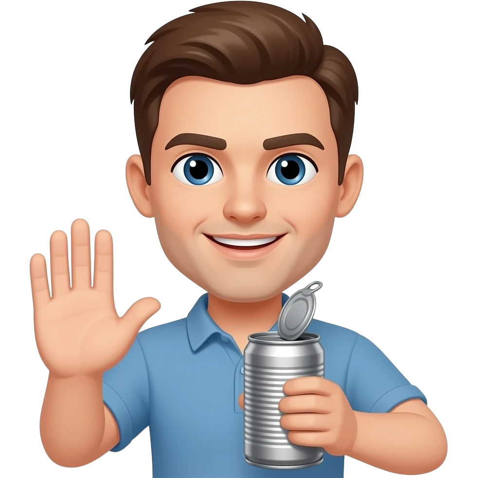 consume less tin emoji