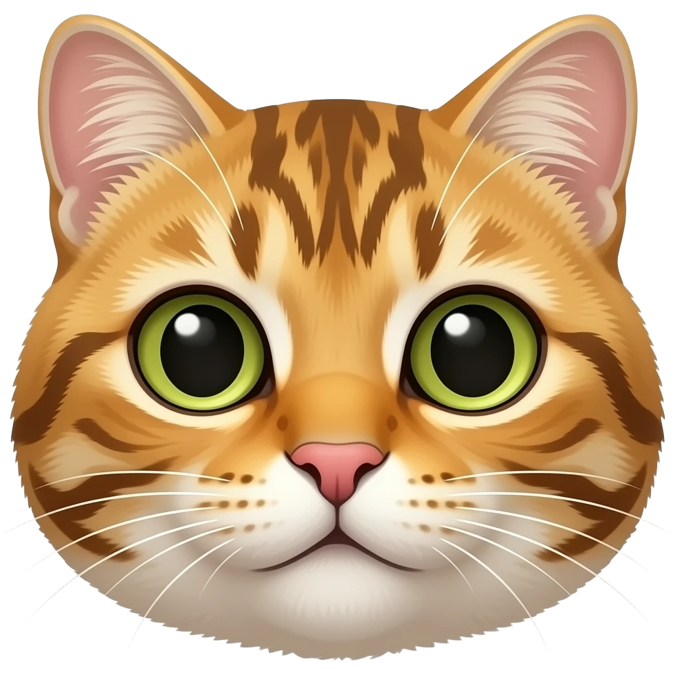 big cat face emoji