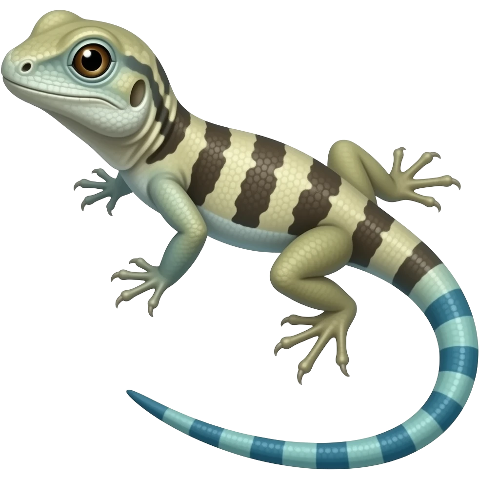 Blue tail emoji