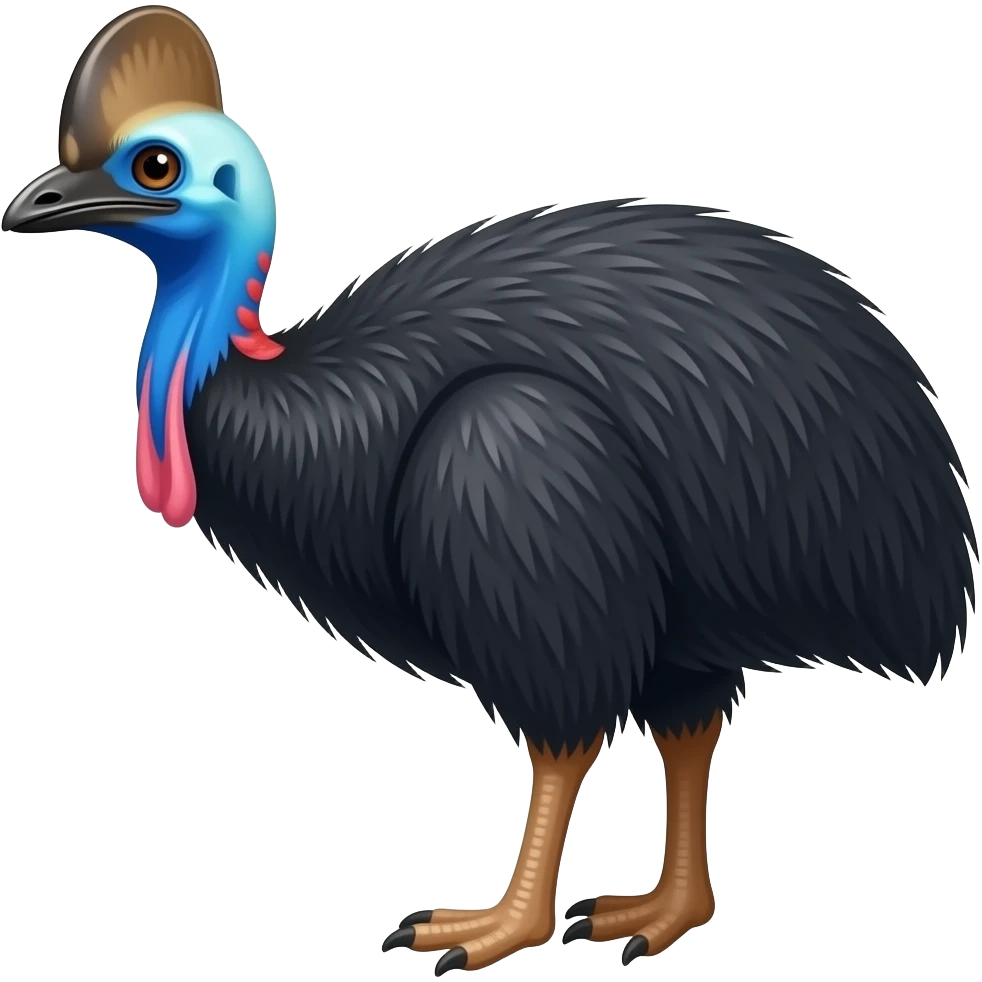 Cassowary emoji