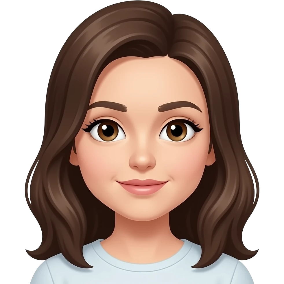 Una chica con mascaria de la cara emoji