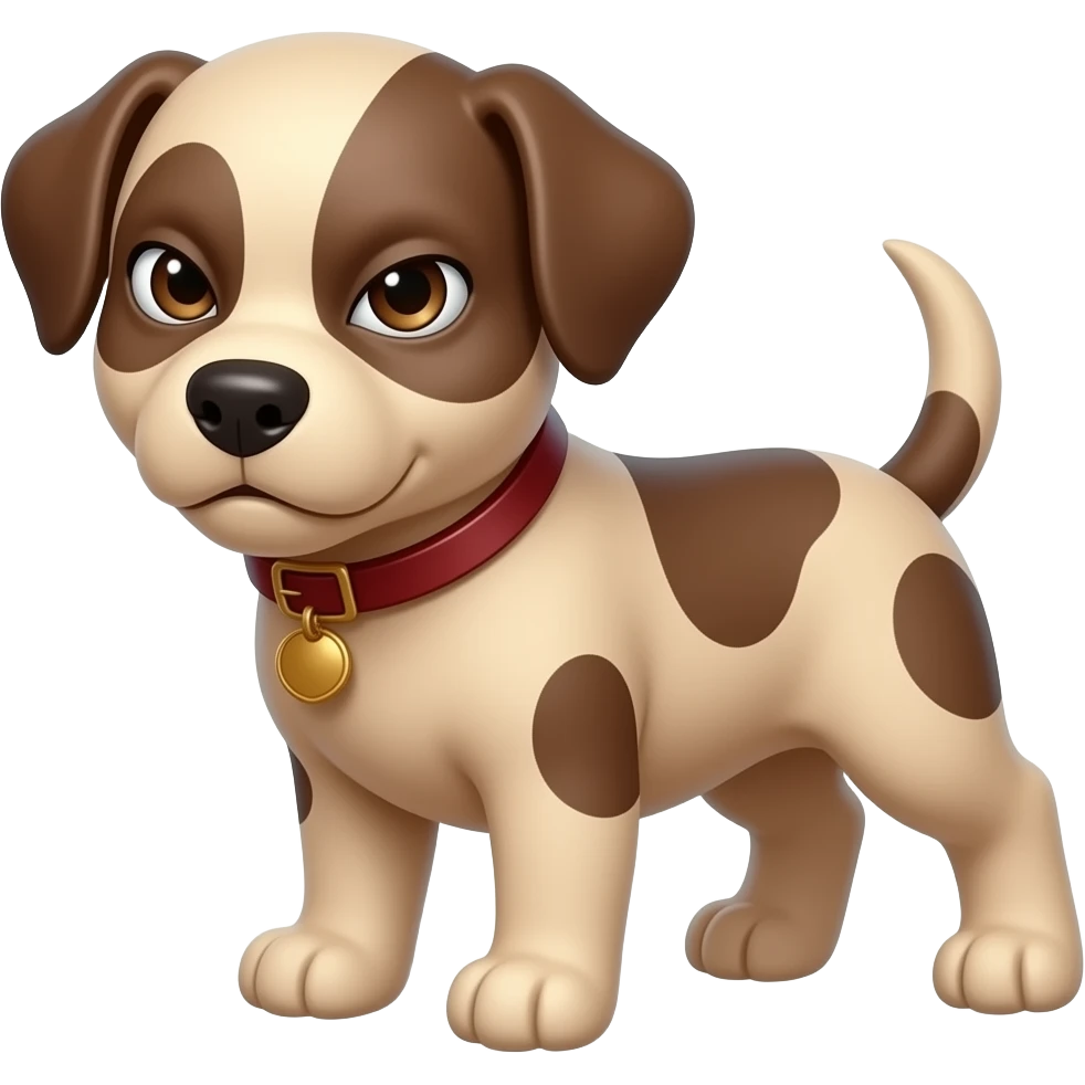 Evil genius puppy emoji