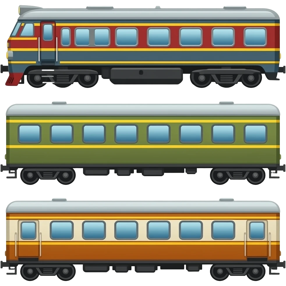 🚂🚃🚃🚃 emoji