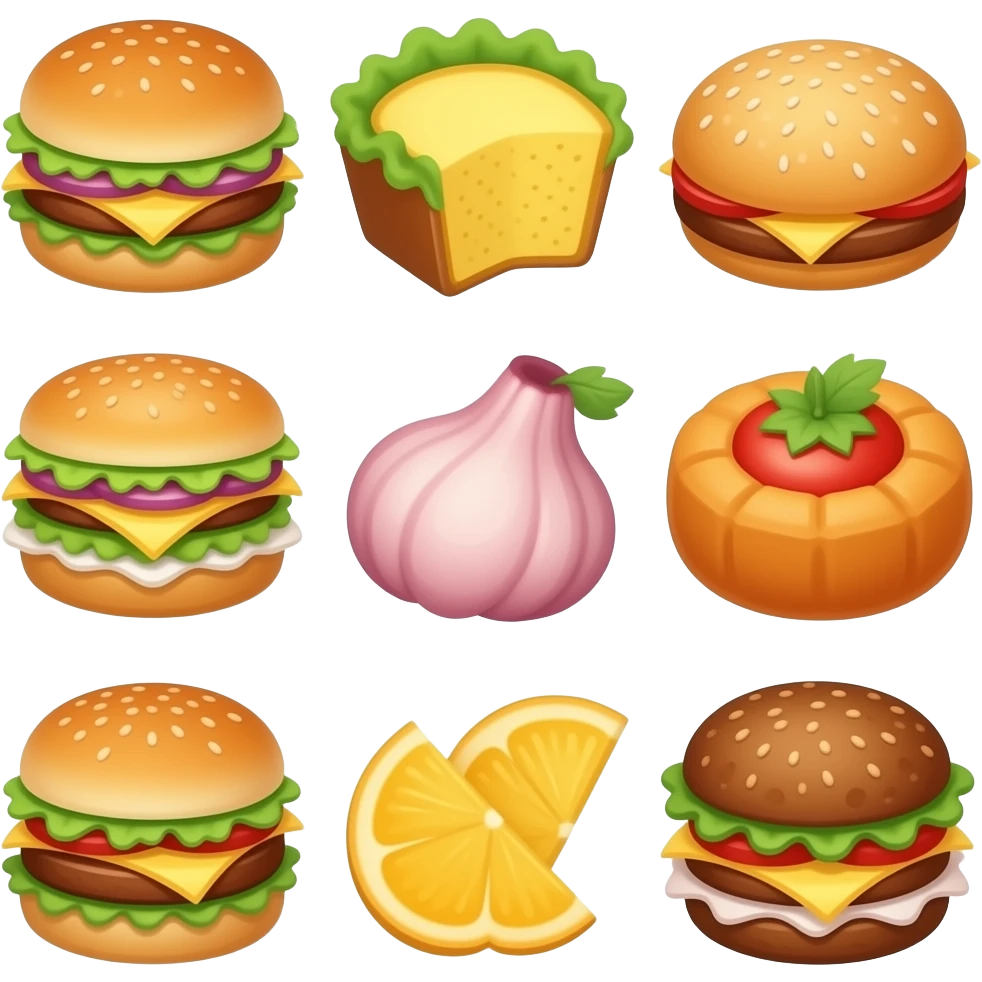 Yemekler emoji