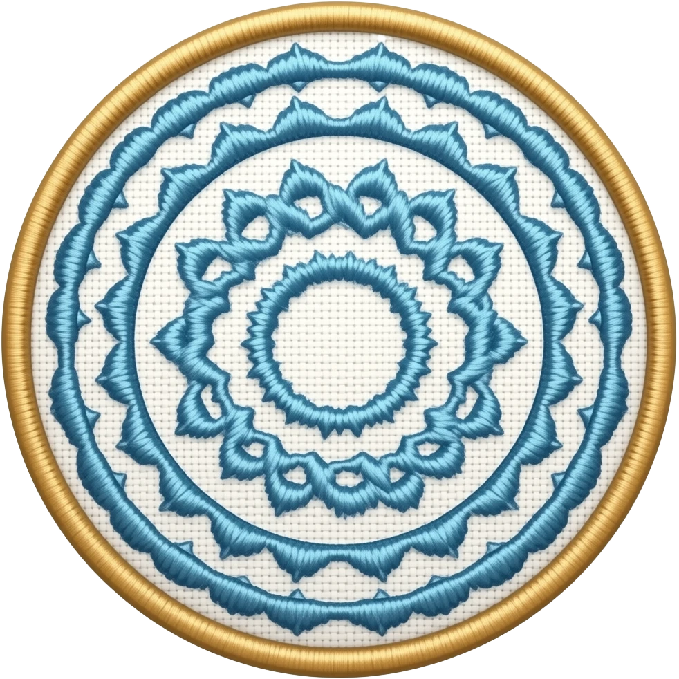 Embroidery emoji