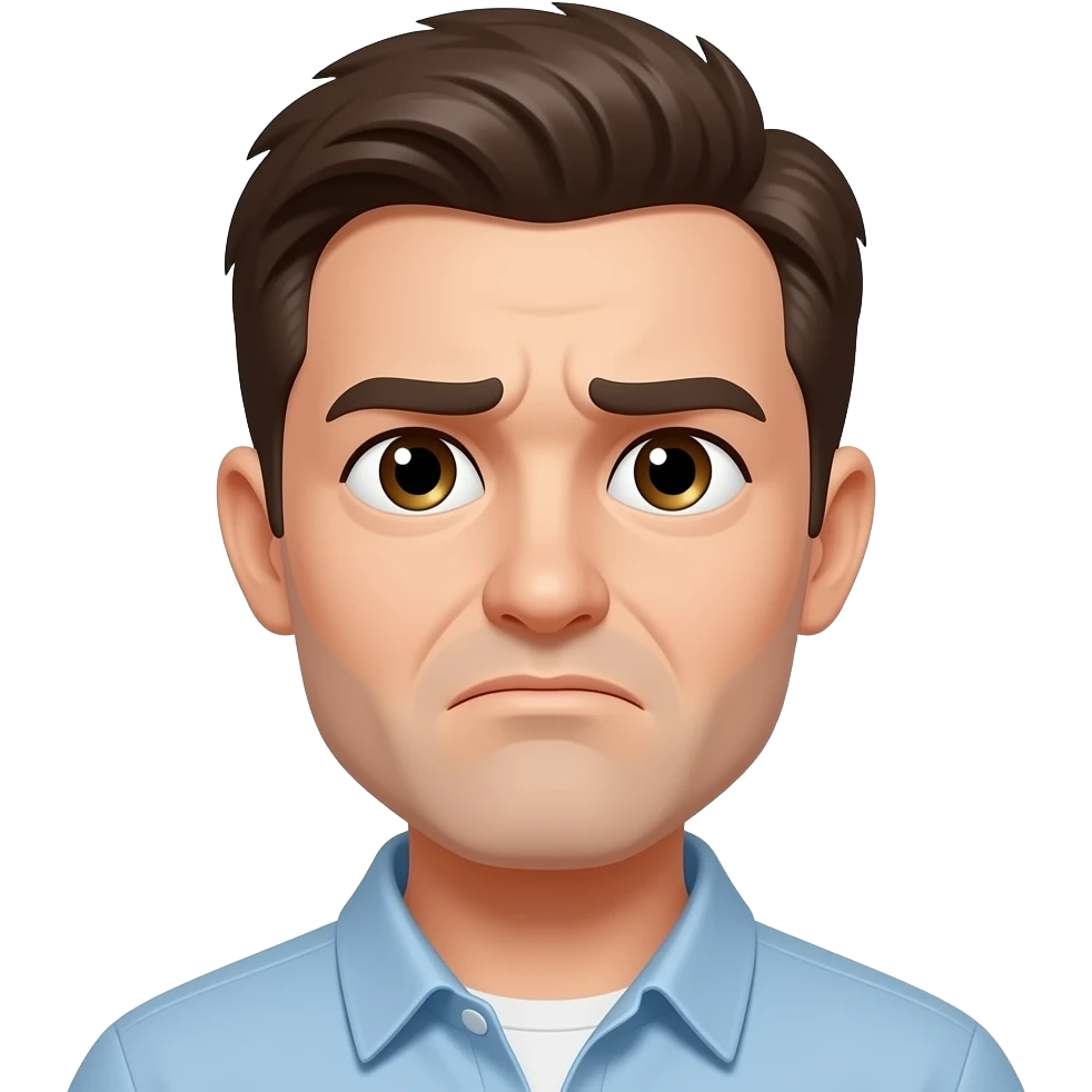 Scrunched up face emoji