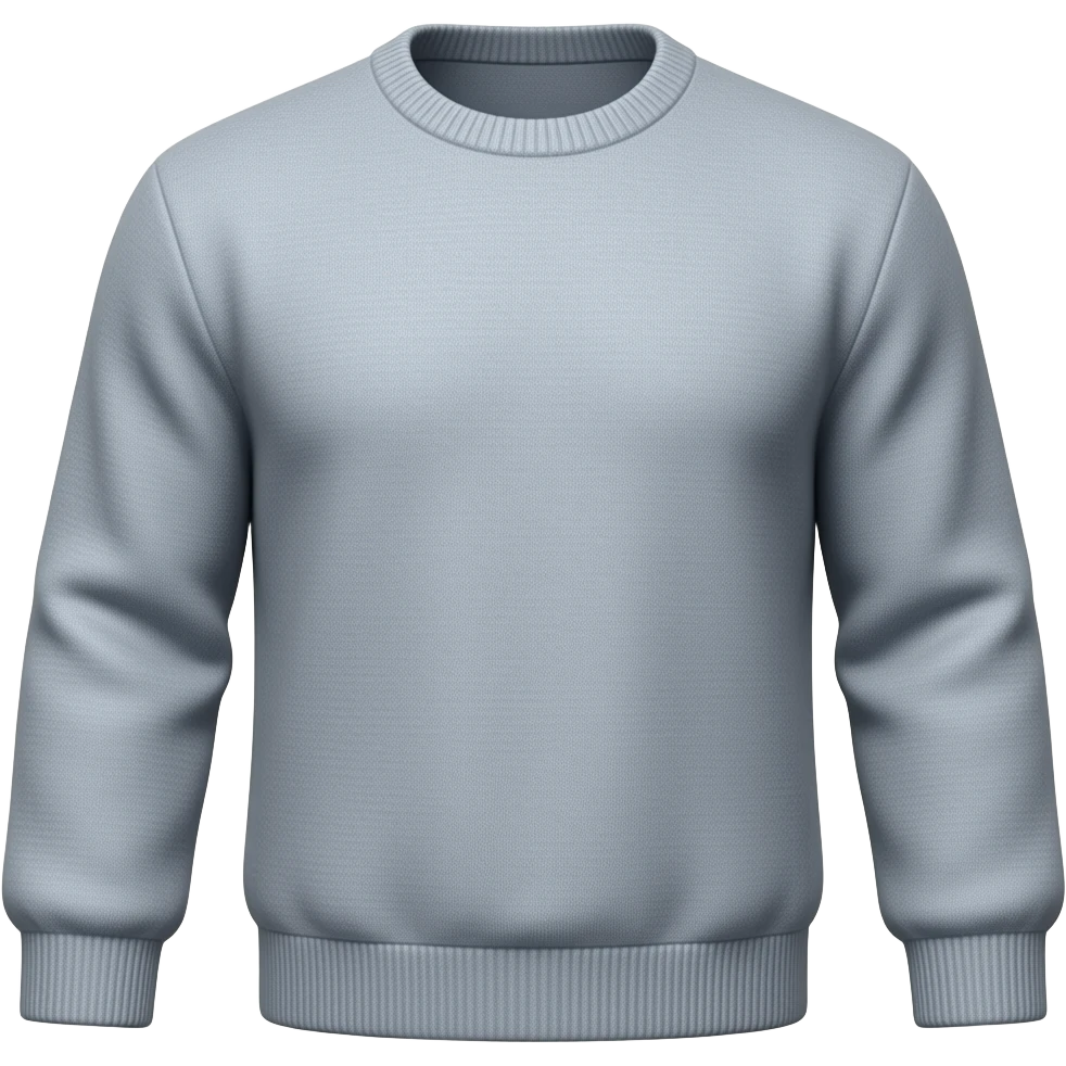 Un pull gris emoji