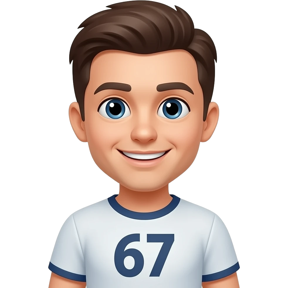 smiley does 67 meme emoji
