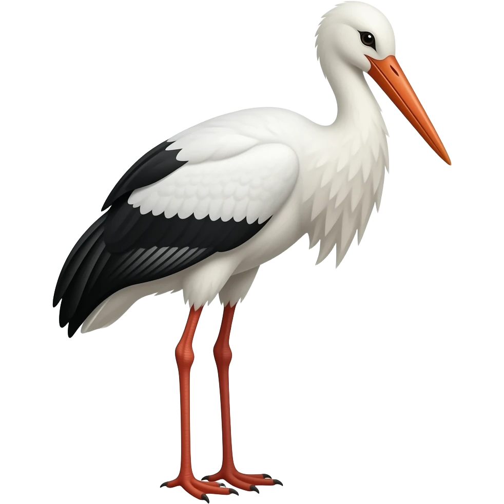 Stork emoji