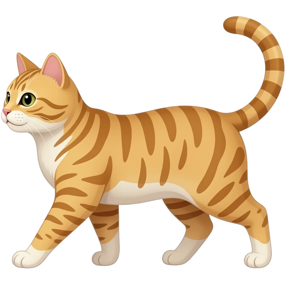 walk cat emoji