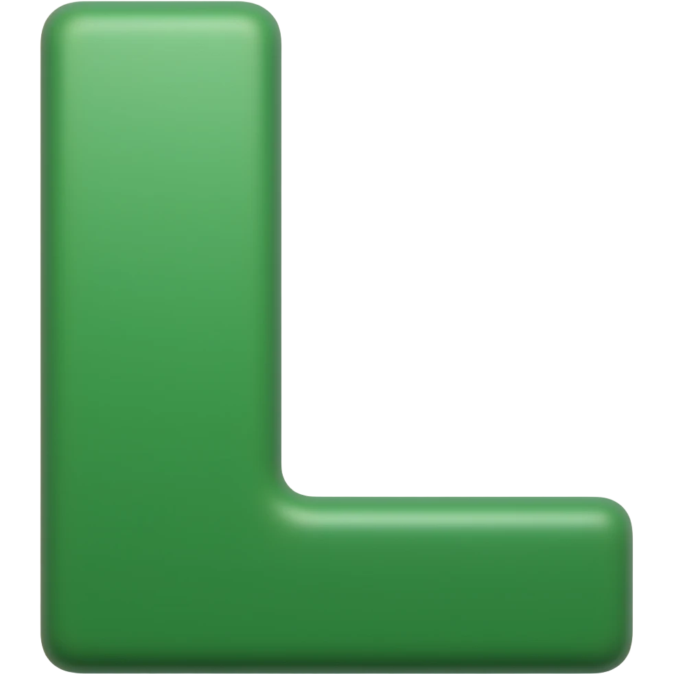 Green Л emoji