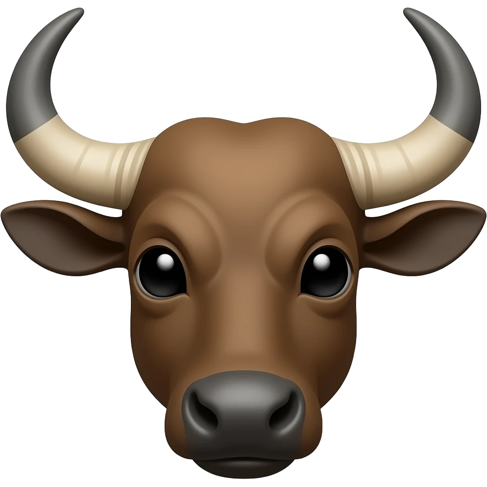 Banteng face emoji