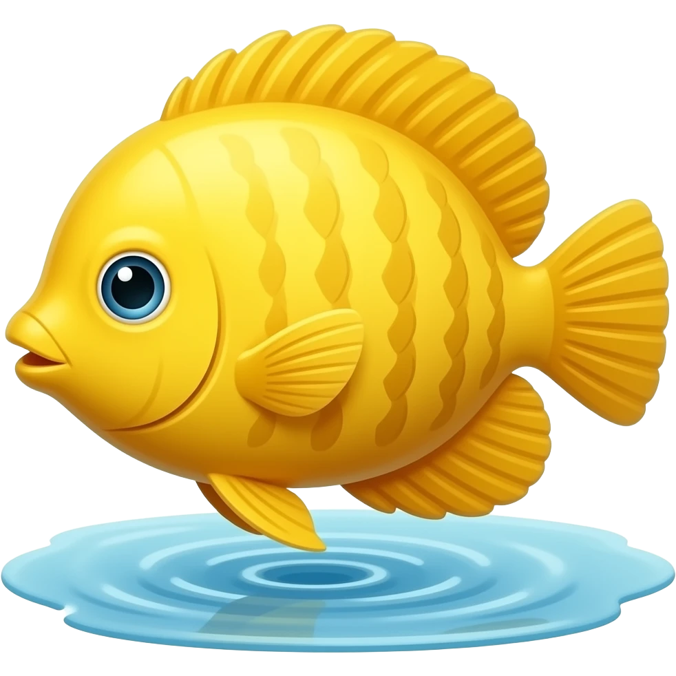 Sarı yavru balıklar emoji