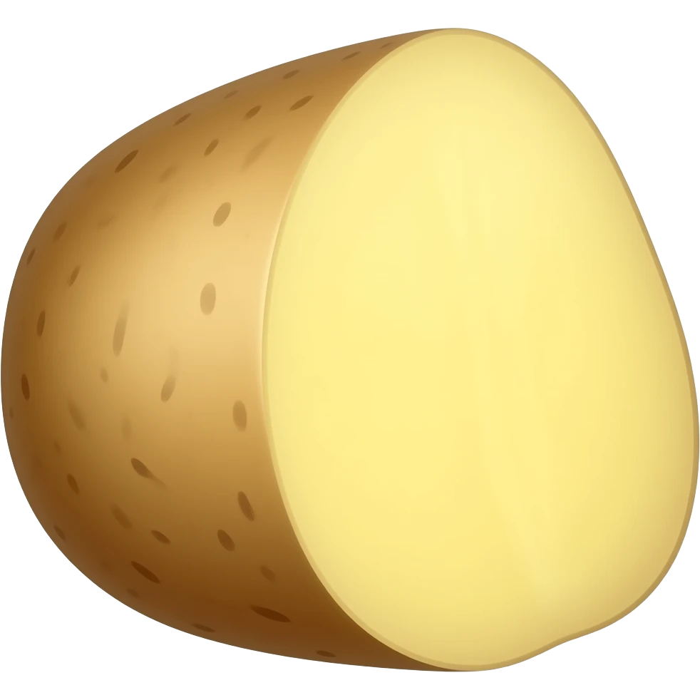 Una papa y medio emoji