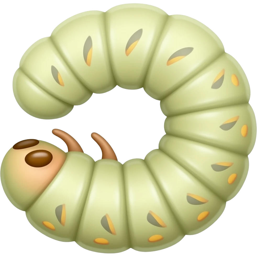 Larvae 111 months old emoji