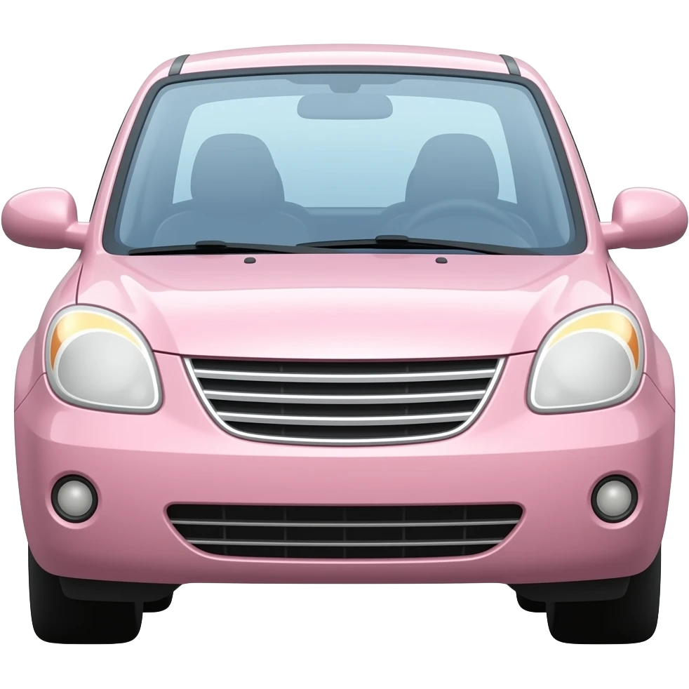 light pink car emoji