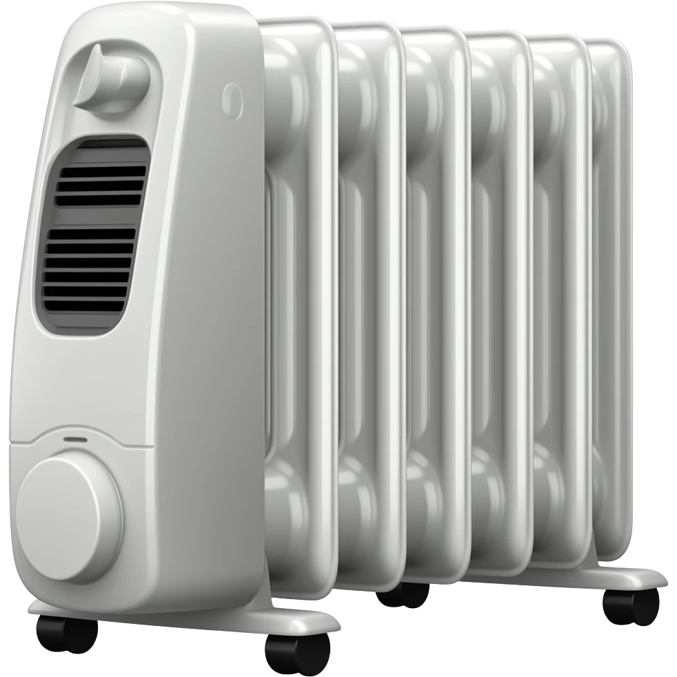 electric heater, forward looking emoji