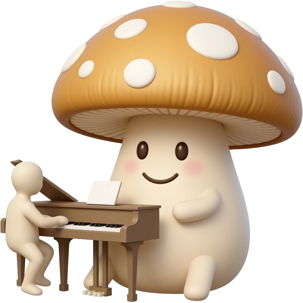 🍄‍🟫🎹 emoji