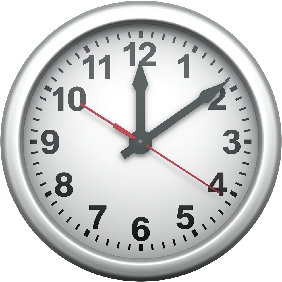 two o'clock emoji