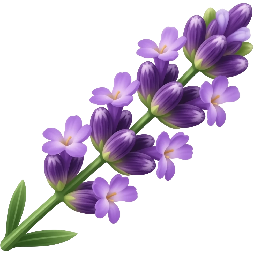 Lavender flower emoji