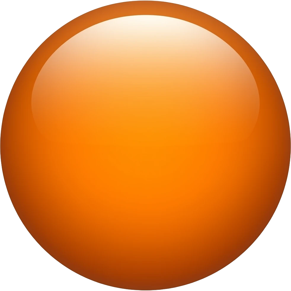 orange circle emoji