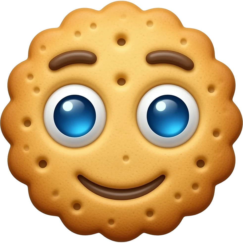 robotic cookie emoji