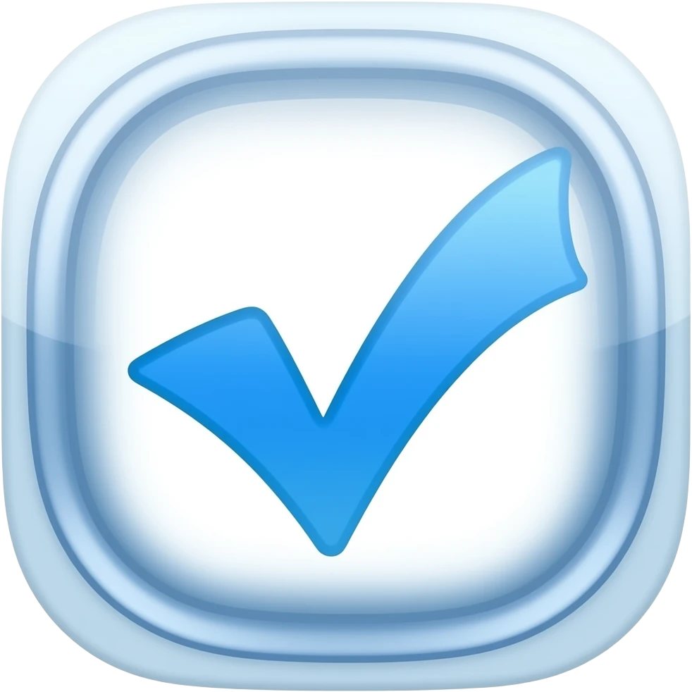 Emoji centang biru Instagram emoji