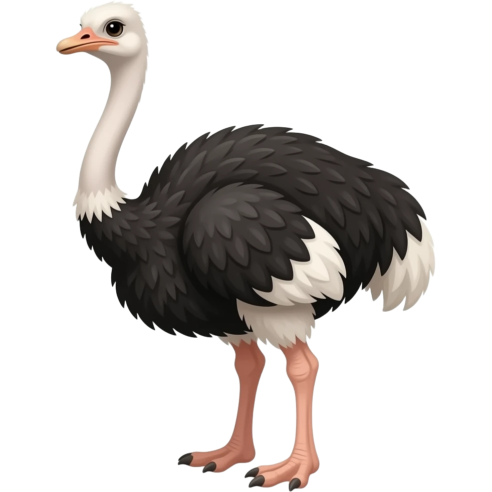 Ostrich emoji