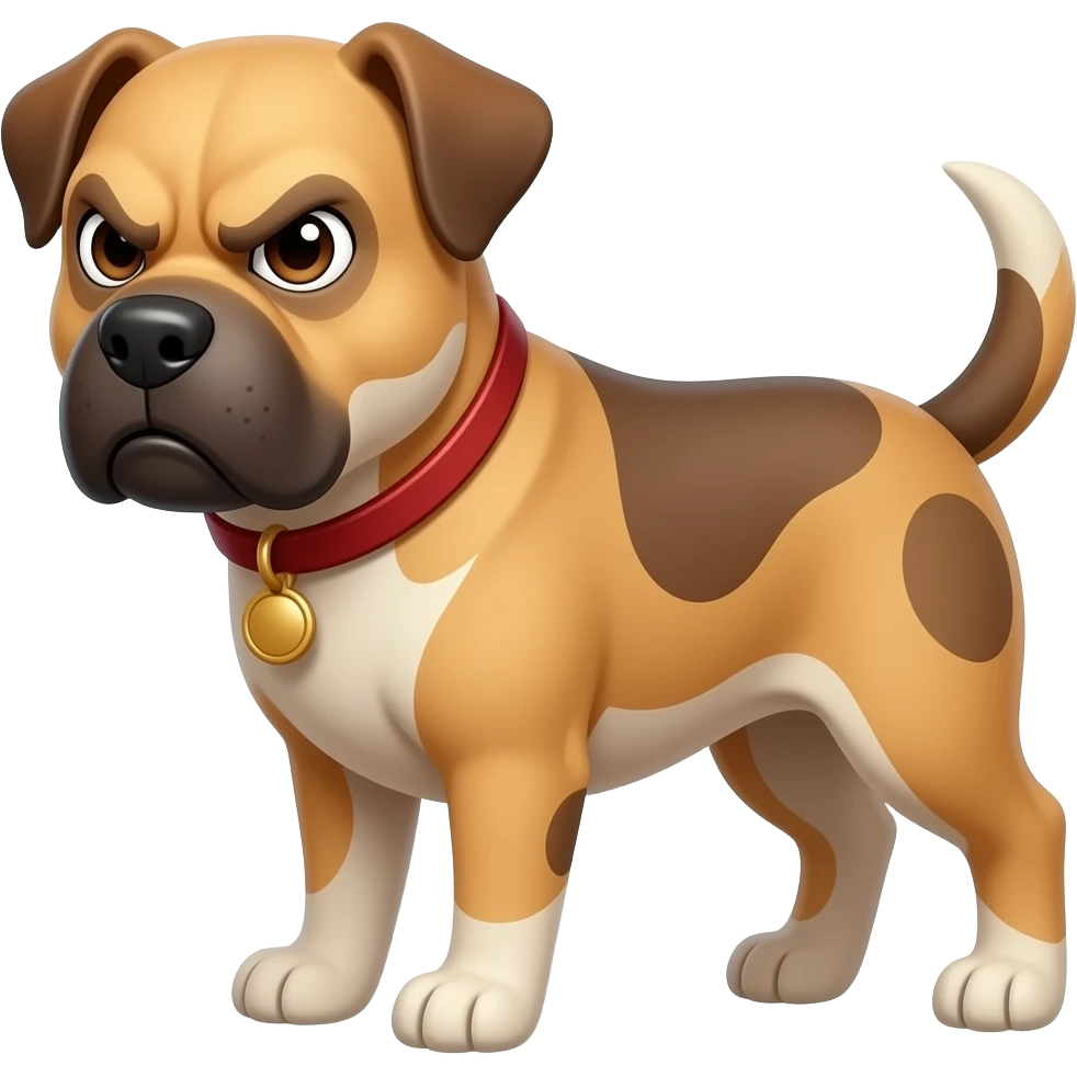 angry dog emoji