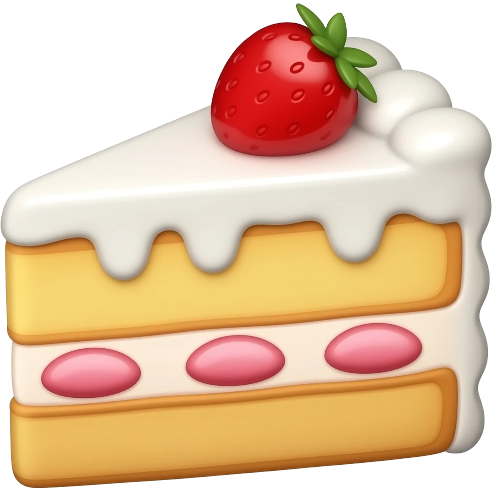 Cake slice emoji