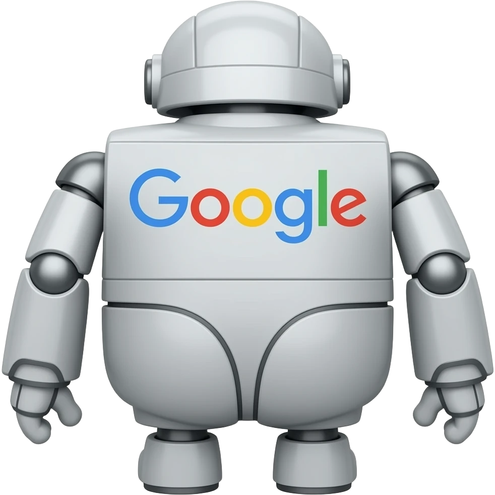 Google robot butt emoji