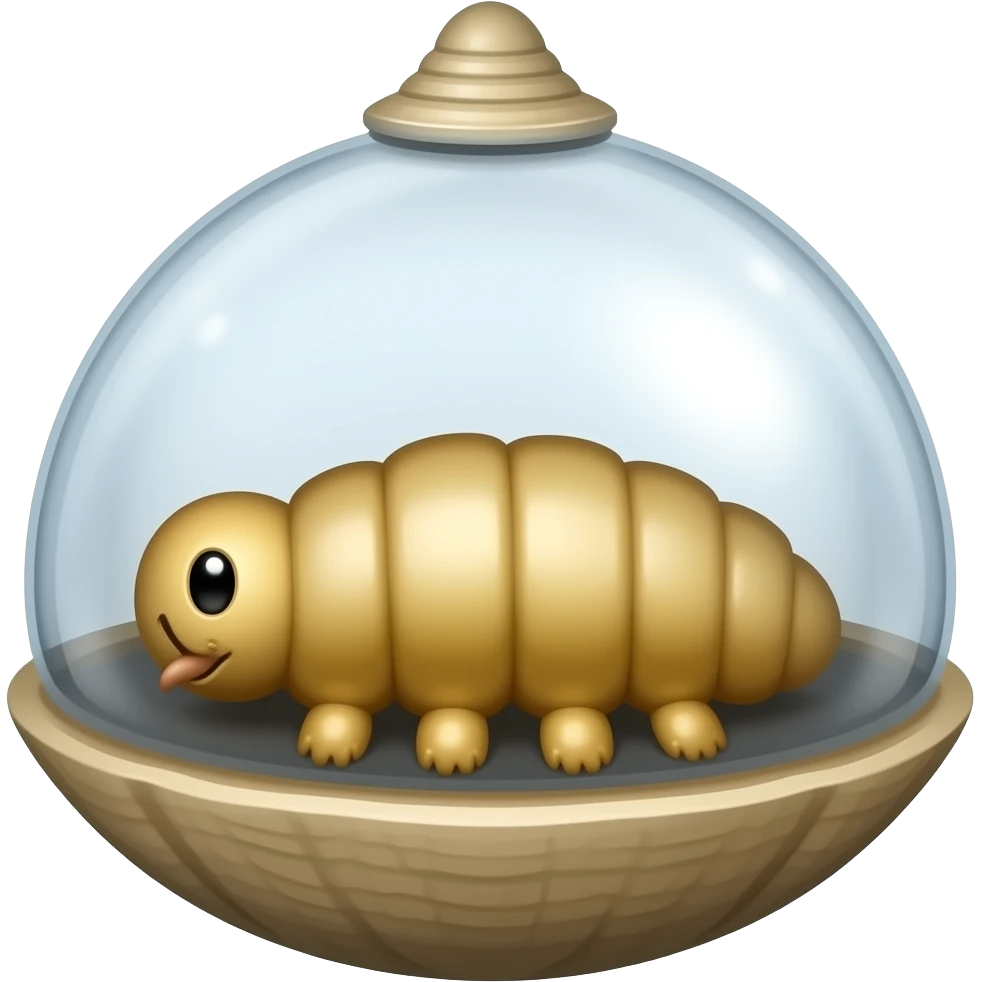 Larvae shell emoji