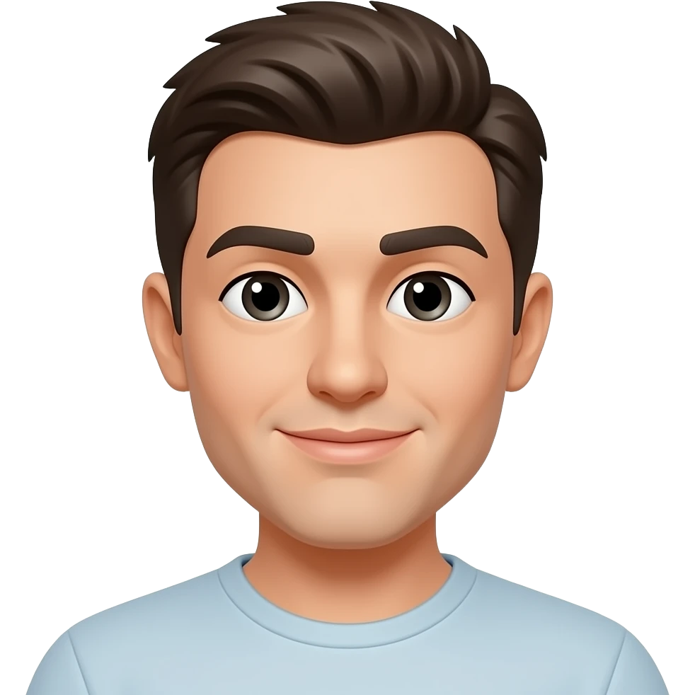 With a face emoji