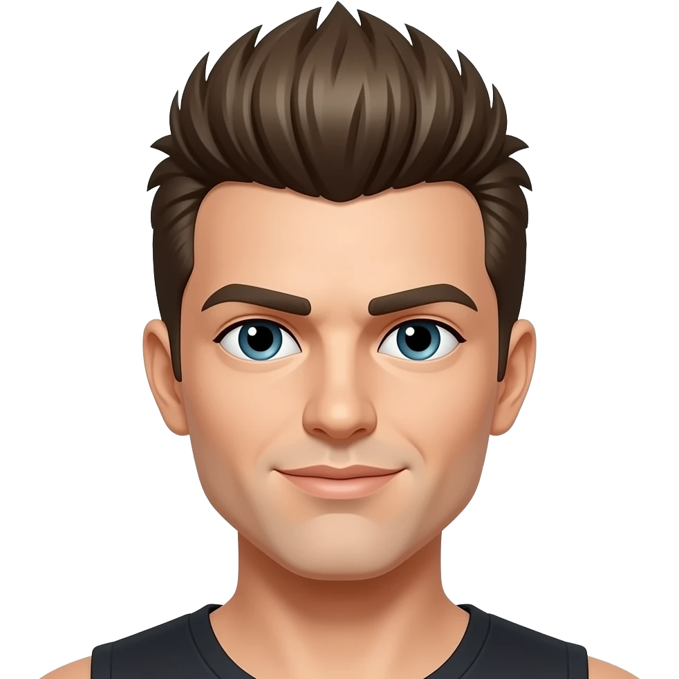 Create an emoji mulet haircup emoji