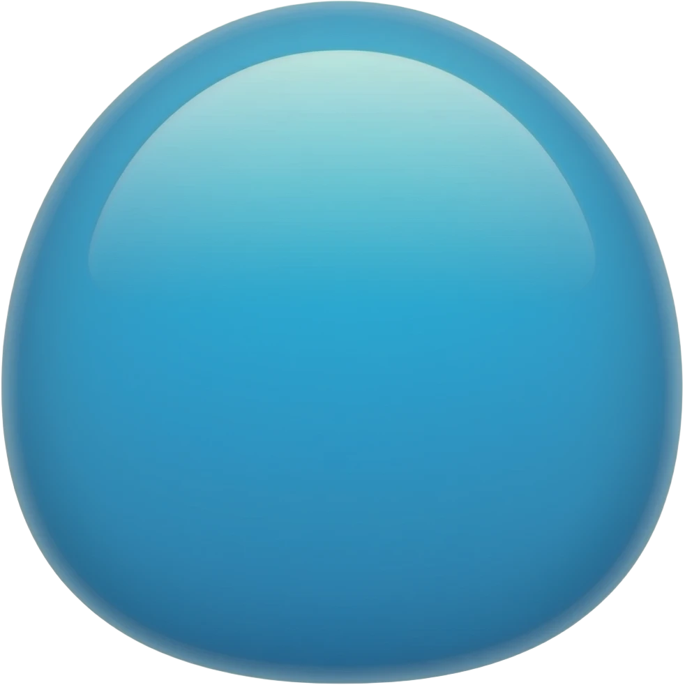 Blue jelly beans emoji