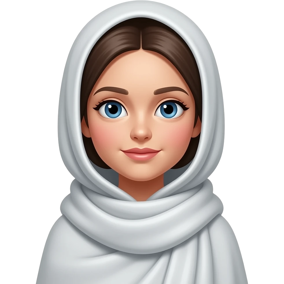 Yorgana sarilmiş kiz emoji