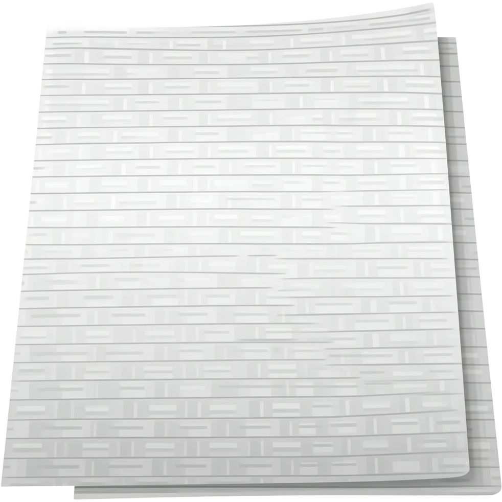 hoja blanca emoji