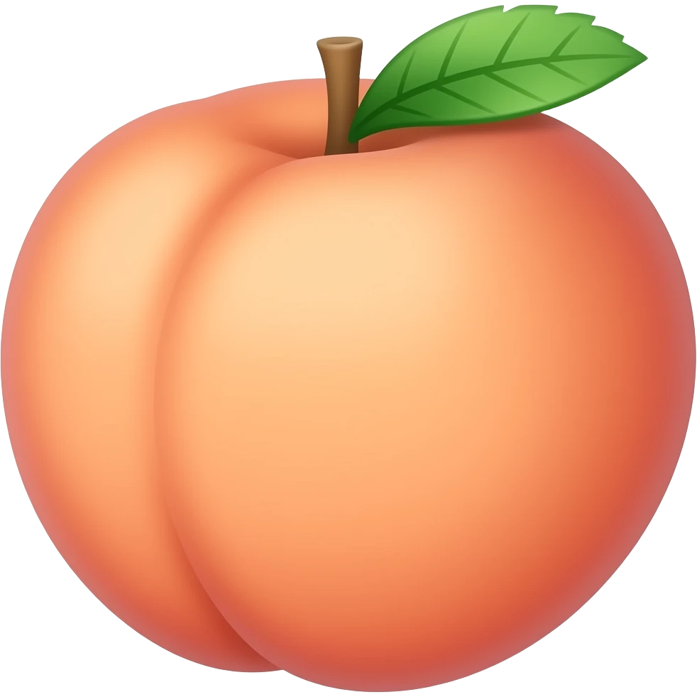 Peach emoji