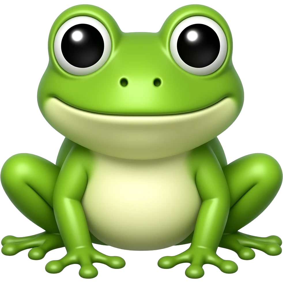 frogs portrait emoji