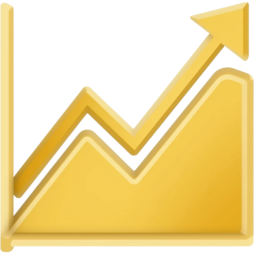 yellow graph emoji